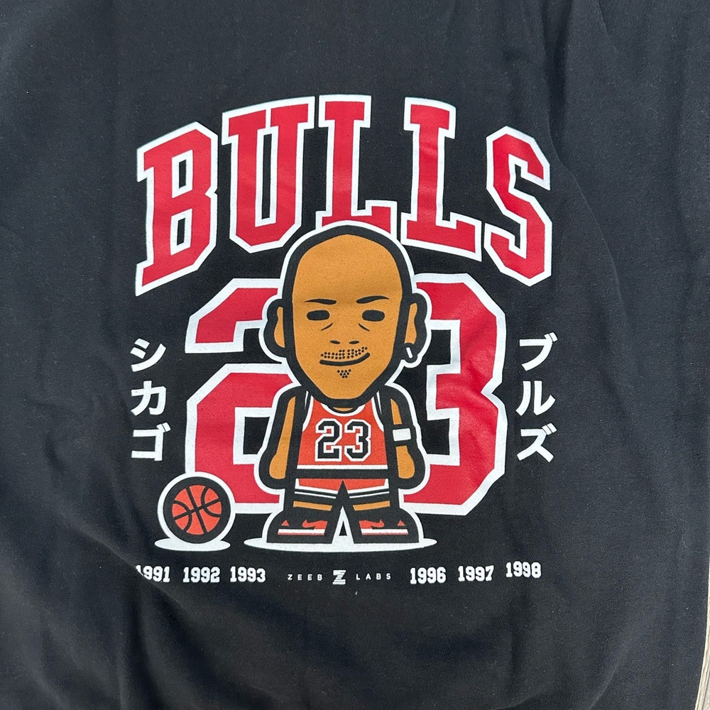 Zeeb Labs Michael air Jordan last dance hoodie sweatshirt black large L